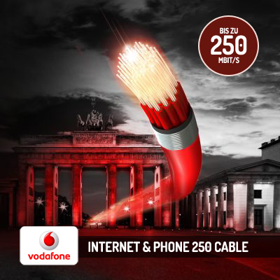 Vodafone Vodafone Red Internet & Phone 250 Cable