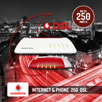 Vodafone Vodafone Red Internet & Phone 250 DSL